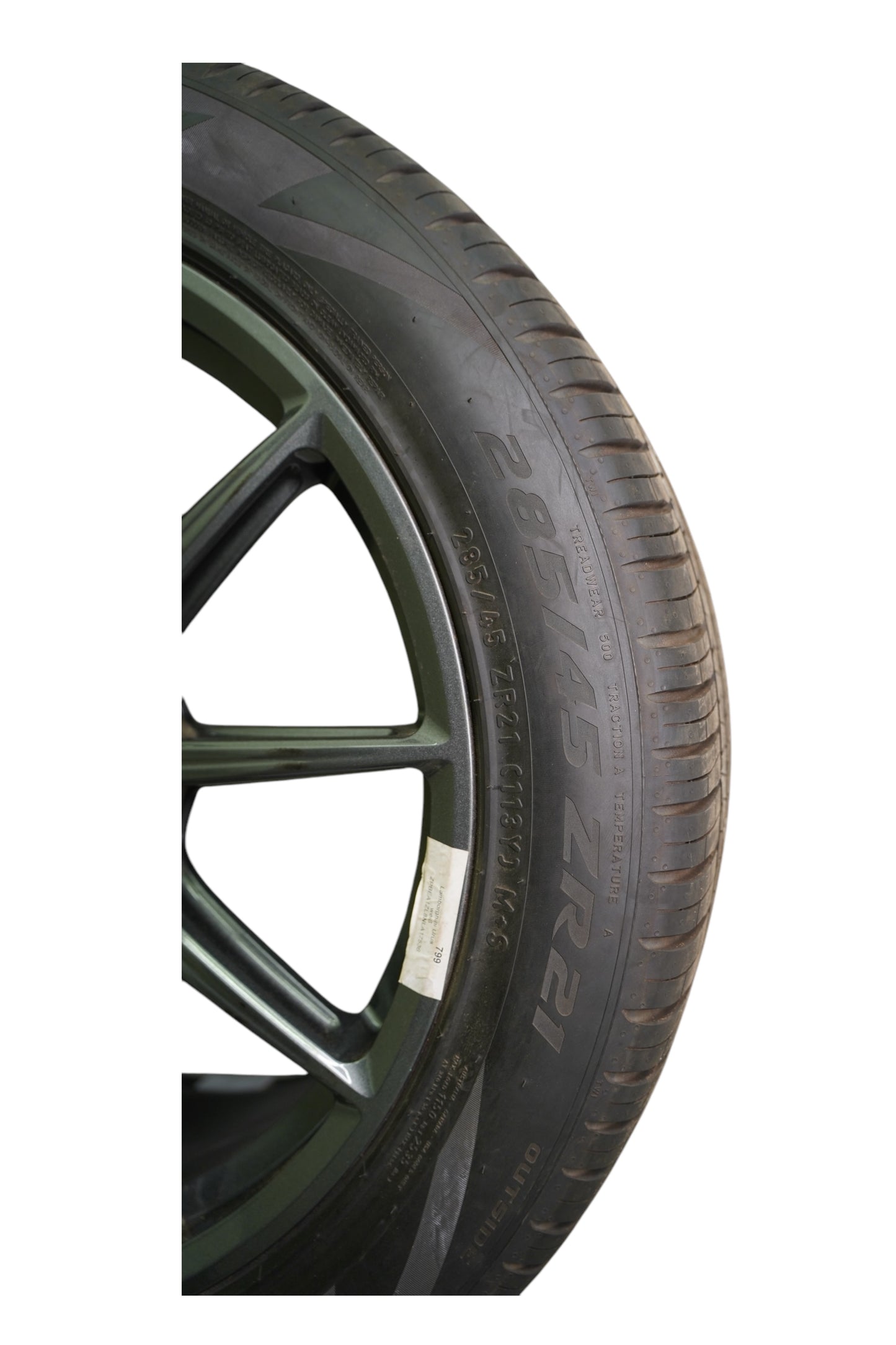 Lamborghini Urus wheels set 315/40 R21, 285/45 R21, DOT 2021 OEM part number: 4ML601025