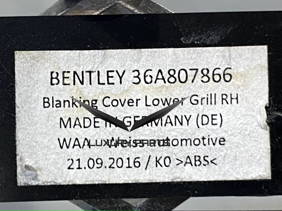 Bentley Bentayga  Grill RH 36A807866, 36A807676