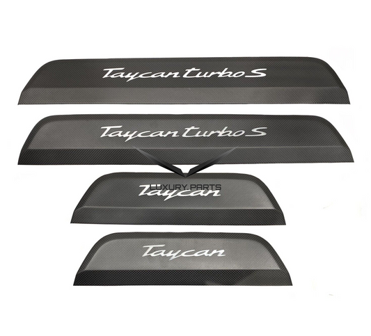 Porsche Taycan Turbo S Carbon Door Sill Kick Plate