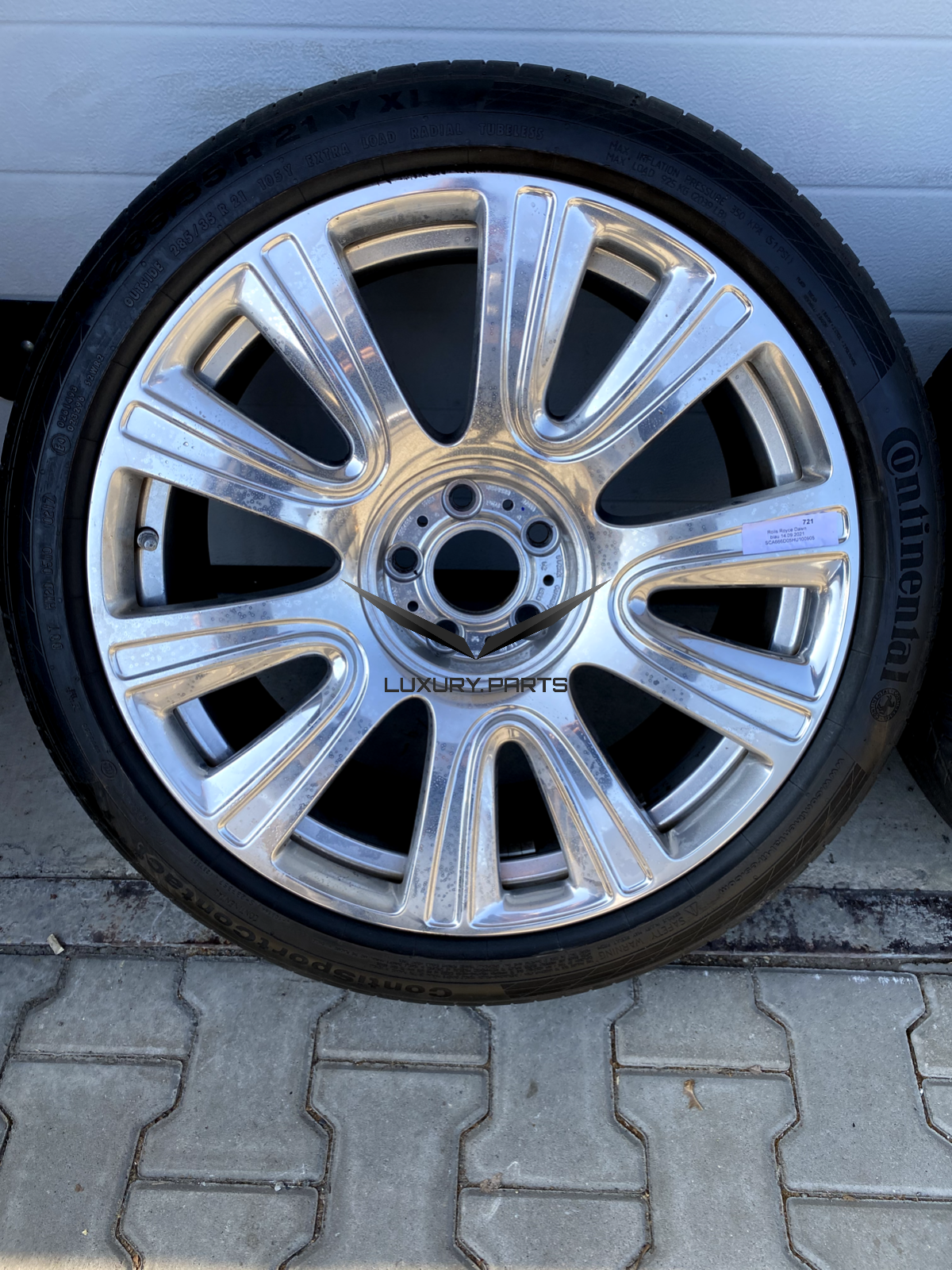 Rolls Royce Dawn  Wheels Set 21 Inch Zoll