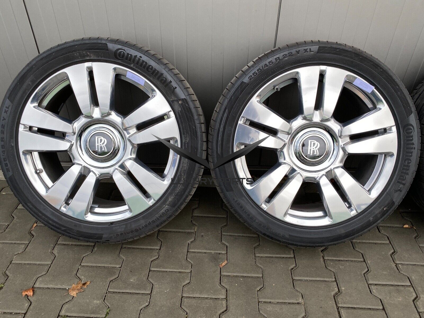 Rolls Royce Cullinan Fully Polished Wheels Set 22 Inch