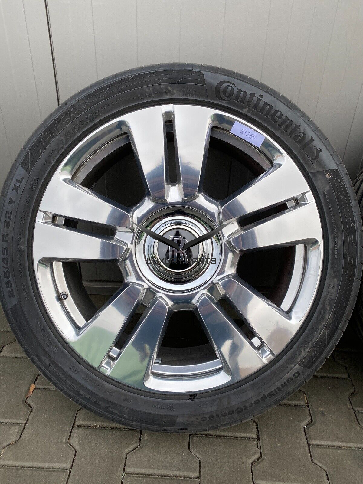 Rolls Royce Cullinan Fully Polished Wheels Set 22 Inch