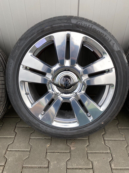 Rolls Royce Cullinan Fully Polished Wheels Set 22 Inch