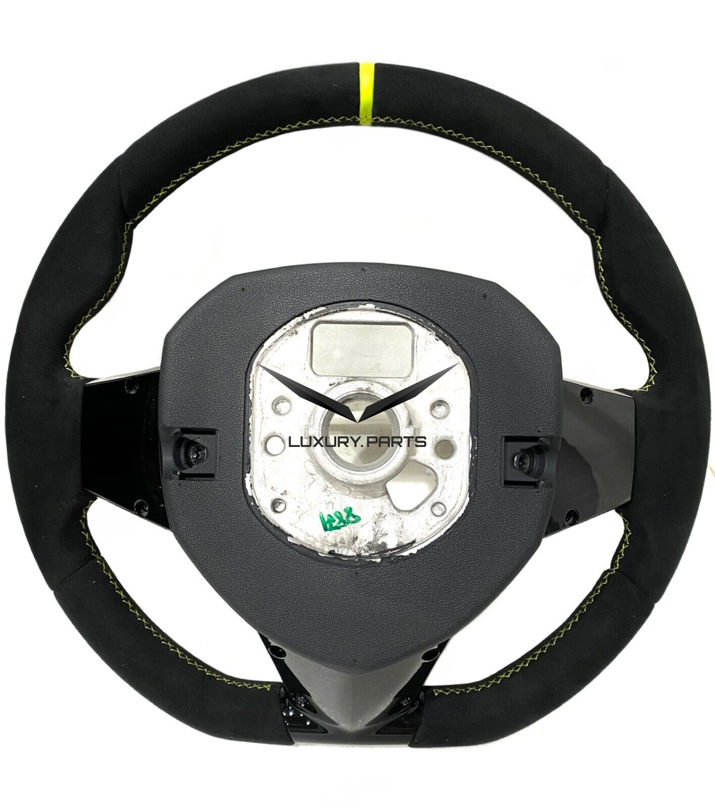 Lamborghini Aventador SVJ Steering Wheel Suede Yellow